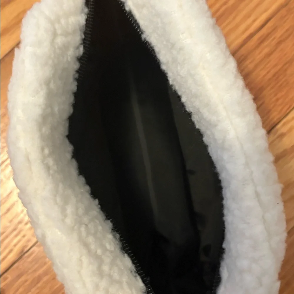 Kate Spade Sherpa Pouch with Black Strap - Picture 6 of 7